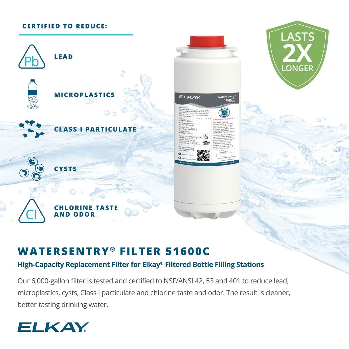 Elkay LZSTL8WSLP Enhanced Bottle Filler & Bi-Level ADA Cooler Refrigerated Light Gray Granite High Capacity Lead Drop Down Wrapper : Home & Kitchen