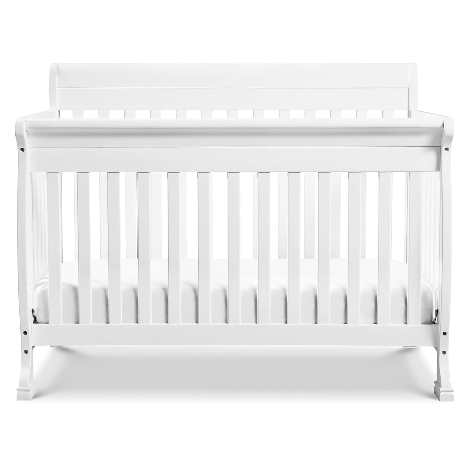 : DaVinci Kalani 4-in-1 Convertible Crib in White, Greenguard Gold Certified : Baby Crib : Baby