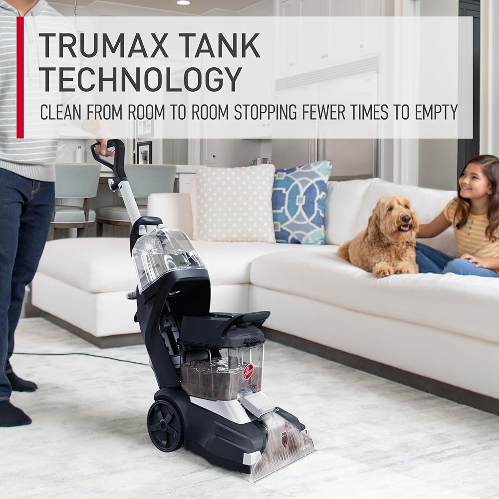 - Hoover PowerScrub XL Pet Carpet Cleaner Machine for Carpet and Upholstery, Deep Cleaning Shampooer Machine with Multi-Purpose Tools, Powerful Suction, Pair with Hoover Cleaner Solution