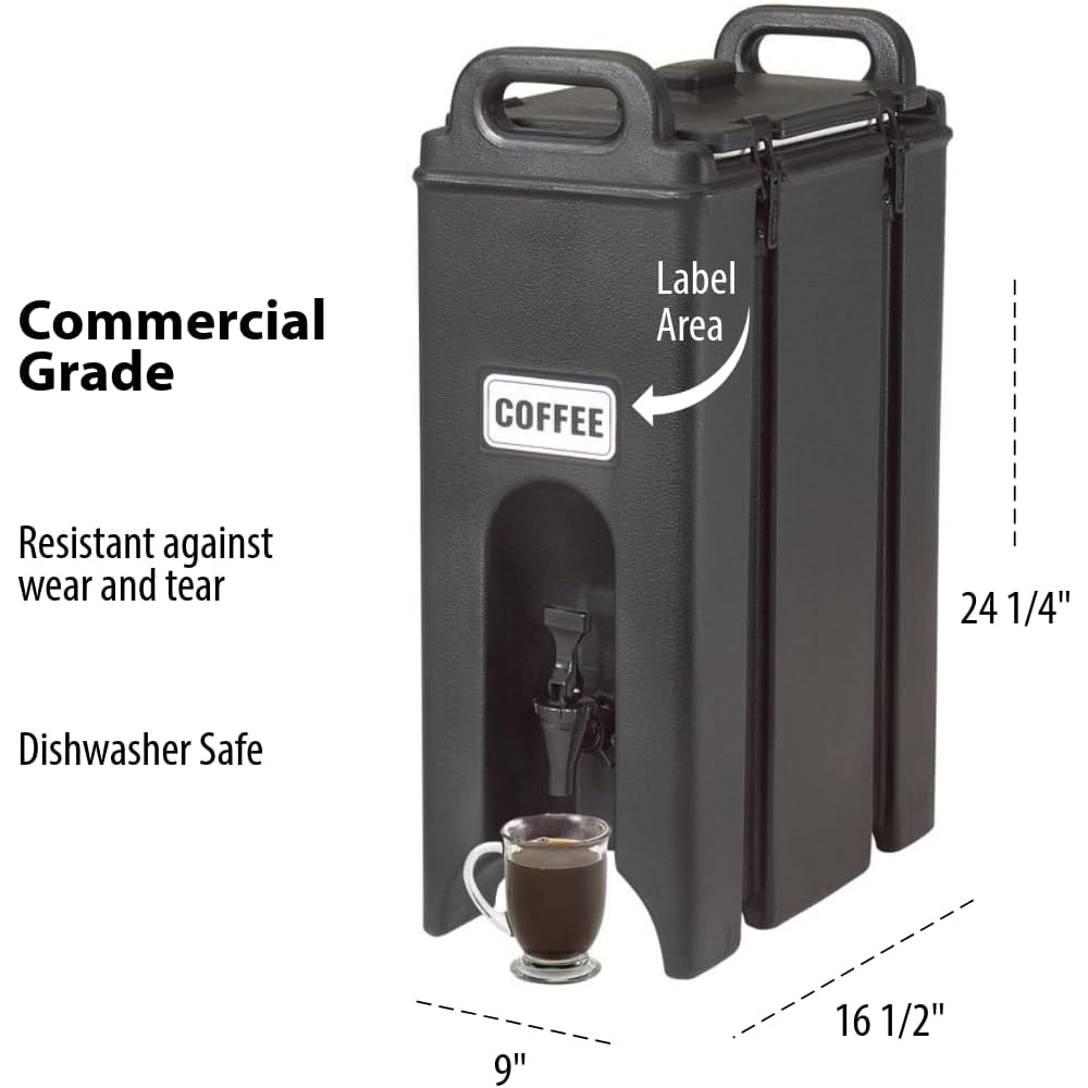 Camtainer 5 Gallon Capacity Black : Home & Kitchen