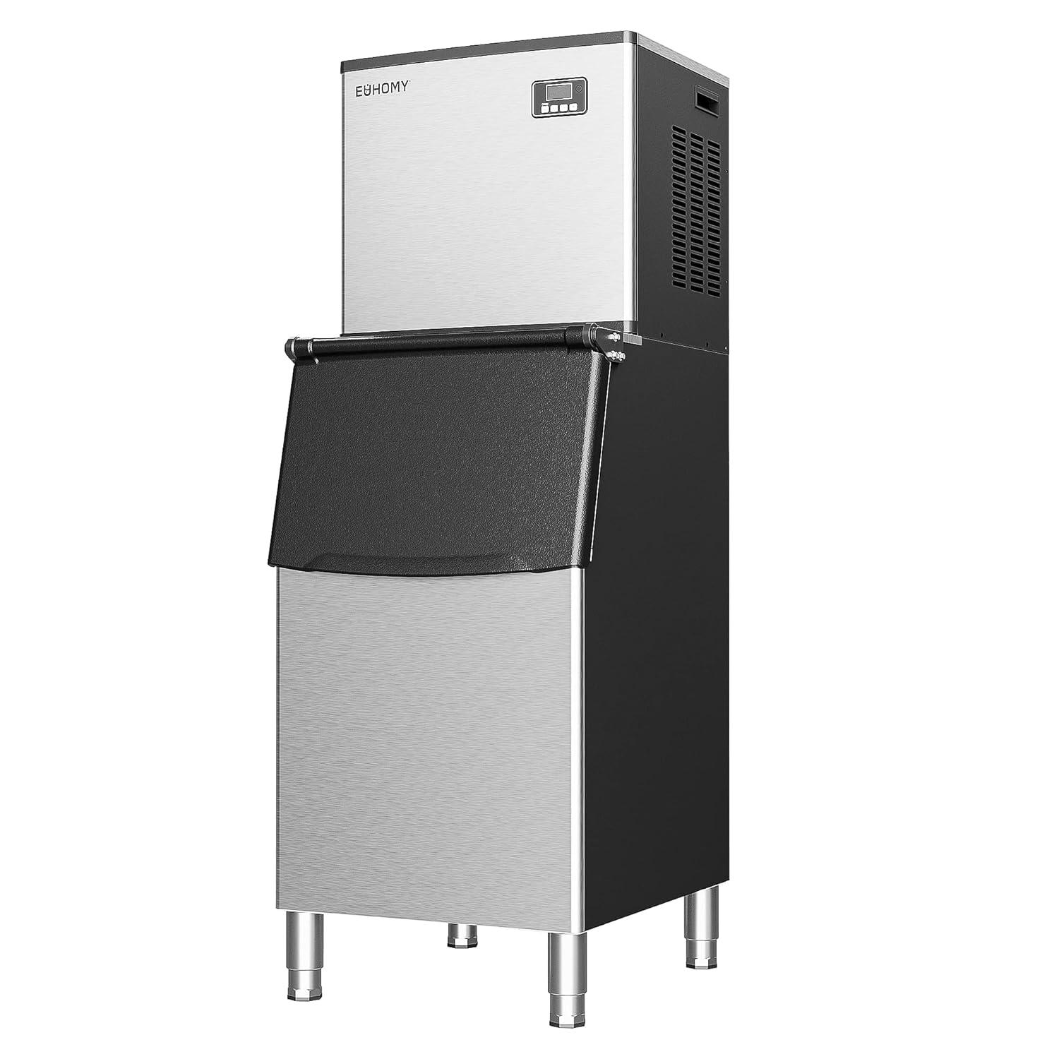 EUHOMY Commercial Ice Maker Machine 400Lbs/24H, SECOP Compressor&ETL Approval, Industrial Ice Machine, 250Lbs Storage, Ice Ready in 8-15 min, Stainless Steel Ice Maker for Bar/Cafe/Restaurant/Business : Industrial & Scientific