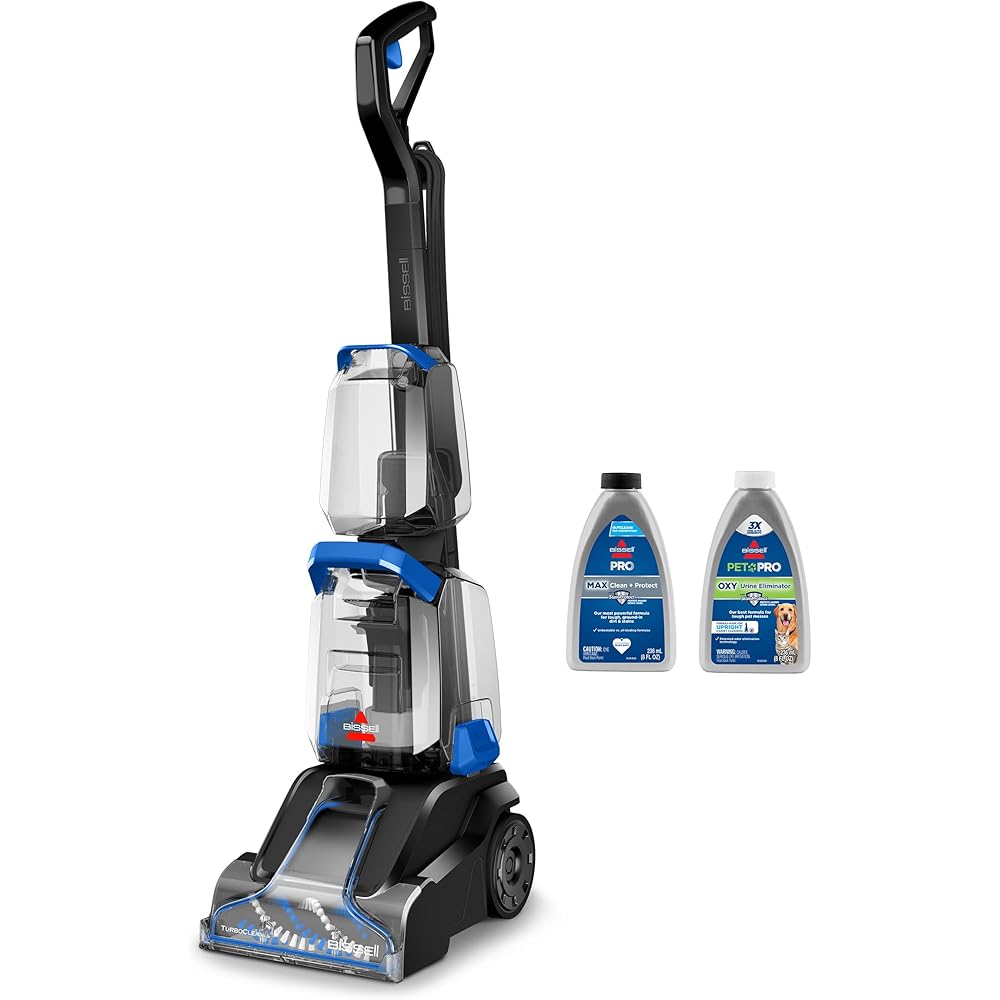 BISSELL TurboClean, Upright Carpet Cleaner, Pro Max Clean & Protect + Oxy Urine Eliminator Formula Included, 3952 : Industrial & Scientific