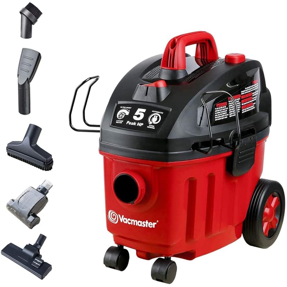 Vacmaster VF408 4 Gallon Wet/Dry Vacuum Cleaner with 2-Stage Motor