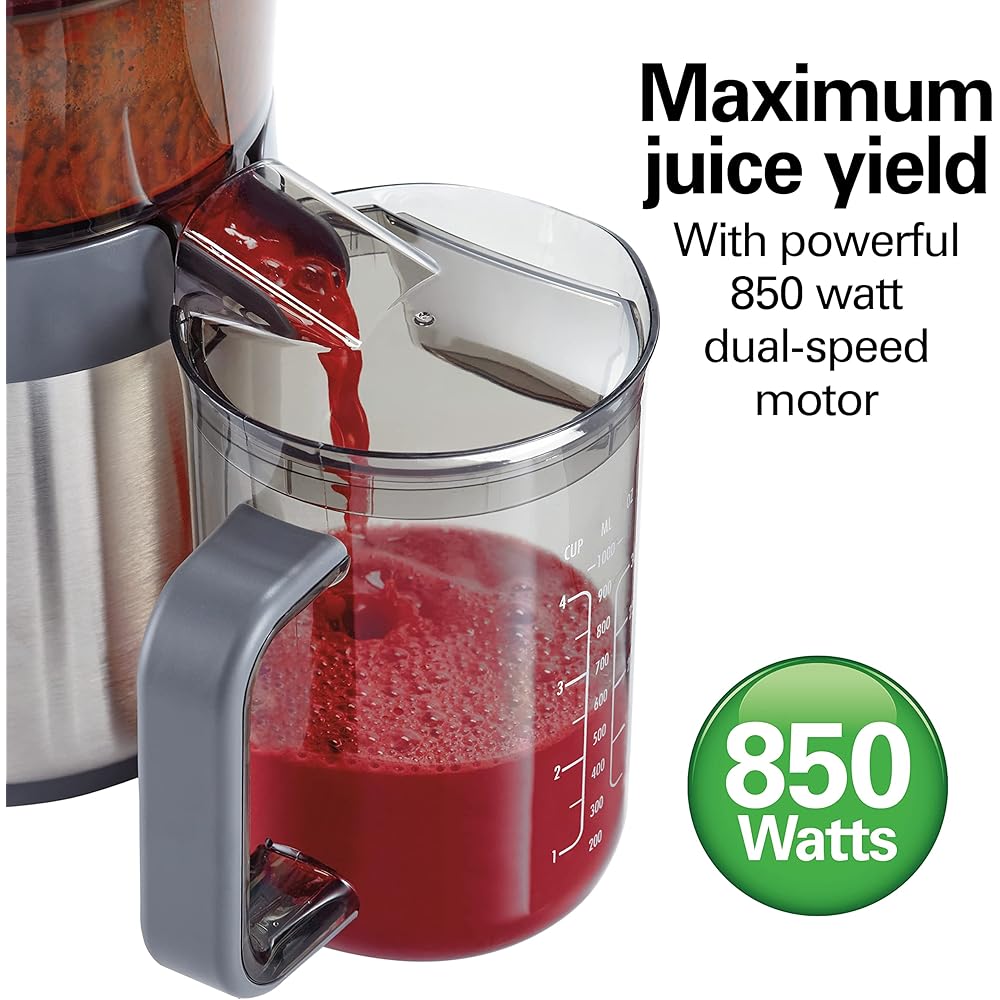 Hamilton Beach Juicer Machine, Centrifugal Extractor, Big Mouth 3