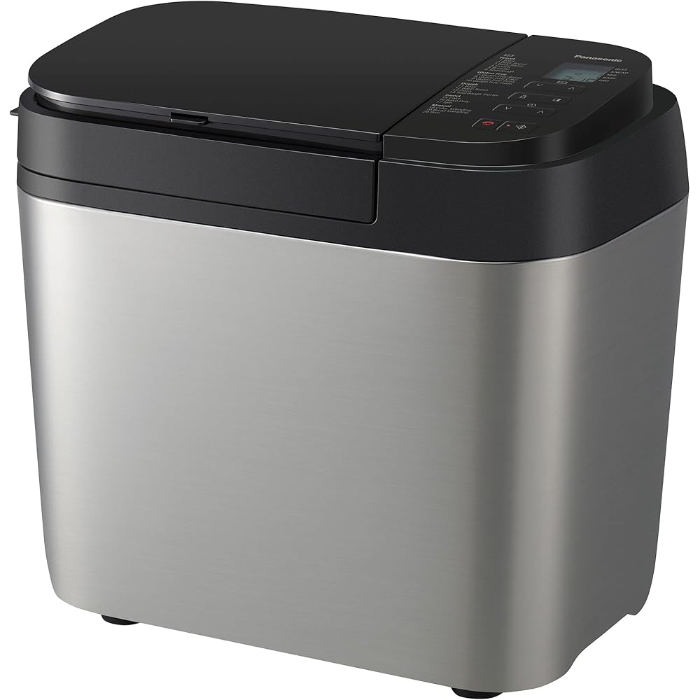 Panasonic Bread Machine, Automatic Bread Maker with 20 Presets and Advanced Temperature Sensor for Bread, Cake, and Pizza, Gluten Free Baking, Raisin Nut Dispenser - SD-R2550: Home & Kitchen