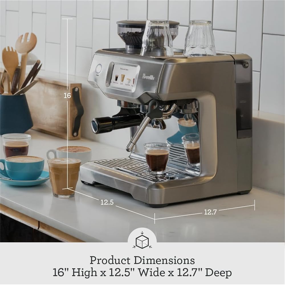 Breville Barista Touch Espresso Machine BES880BSS, Brushed Stainless Steel: Home & Kitchen