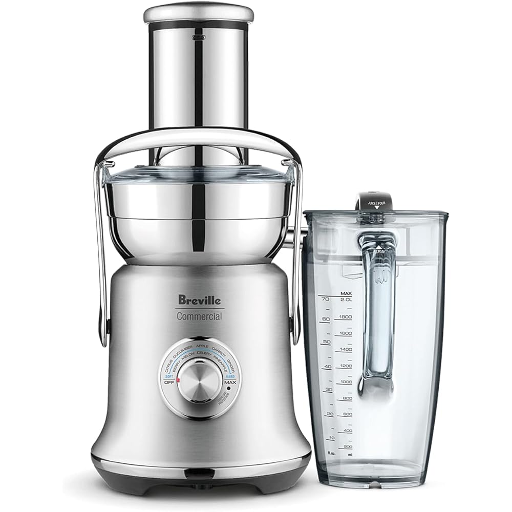 Breville Commercial CJE830BSS1BNA1 Juice Fountain XL Pro Centrifugal Juicer Machine, 70 oz Jug, Brushed Stainless Steel: Home & Kitchen
