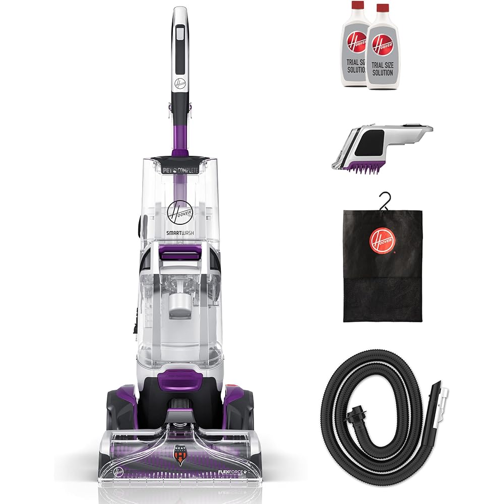 - Hoover SmartWash Pet Automatic Carpet Cleaner Machine with Spot Chaser Wand, Deep Cleaning Carpet Shampooer Machine, Pair with a Hoover Carpet Cleaner Solution for a Bright, Refreshed Home