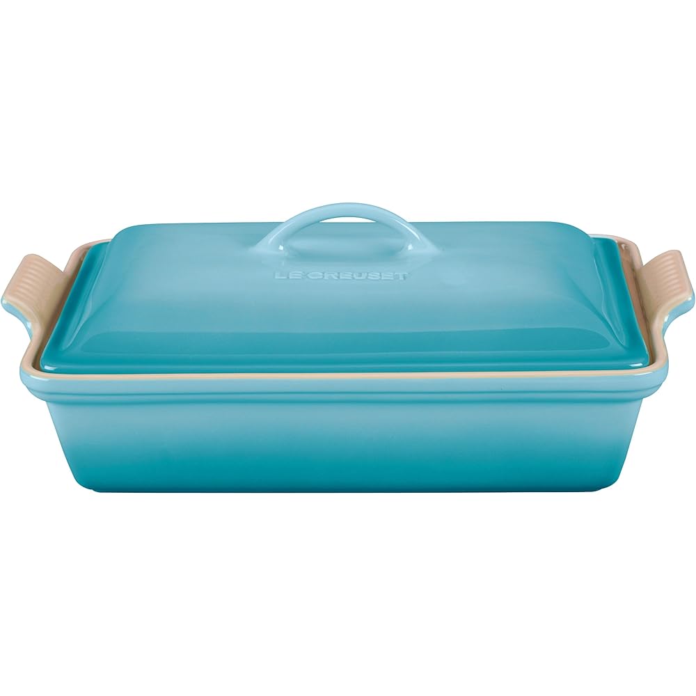 Le Creuset Stoneware Heritage Covered Rectangular Casserole, 4 qt. (12