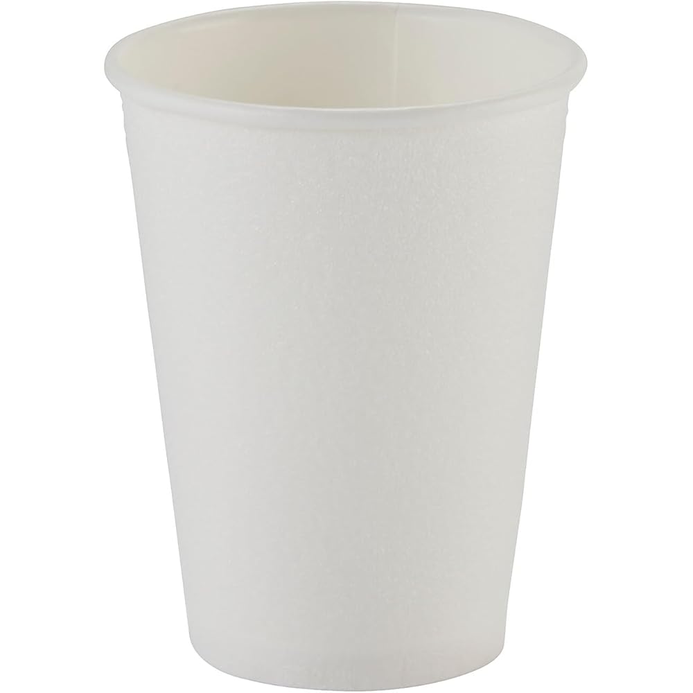 Dixie PerfecTouch 12 oz Paper Coffee Cups By GP PRO, White, 1000 Count (50 Disposable Cups Per Pack, 20 Sleeves Per Case), 5342W : Health & Household