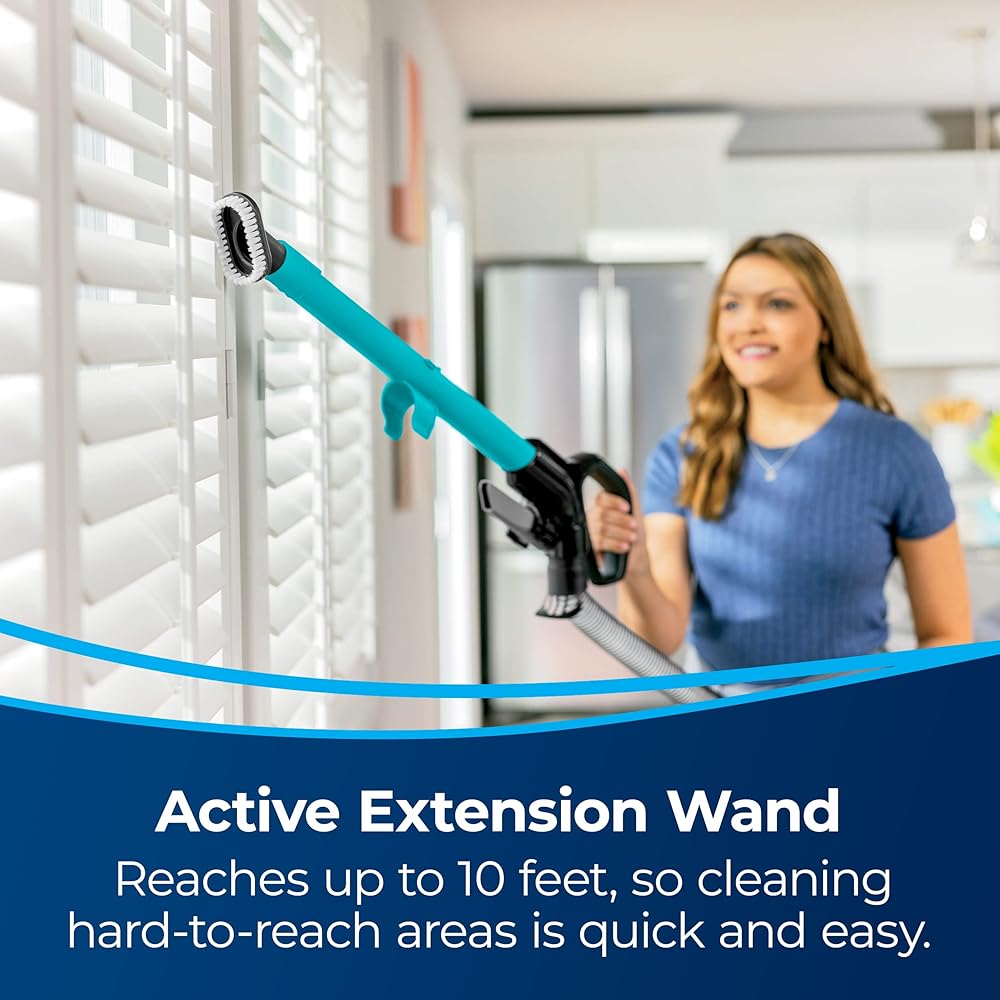 - Bissell CleanView Rewind Upright Bagless Vacuum with Automatic Cord Rewind & Active Wand, 3534
