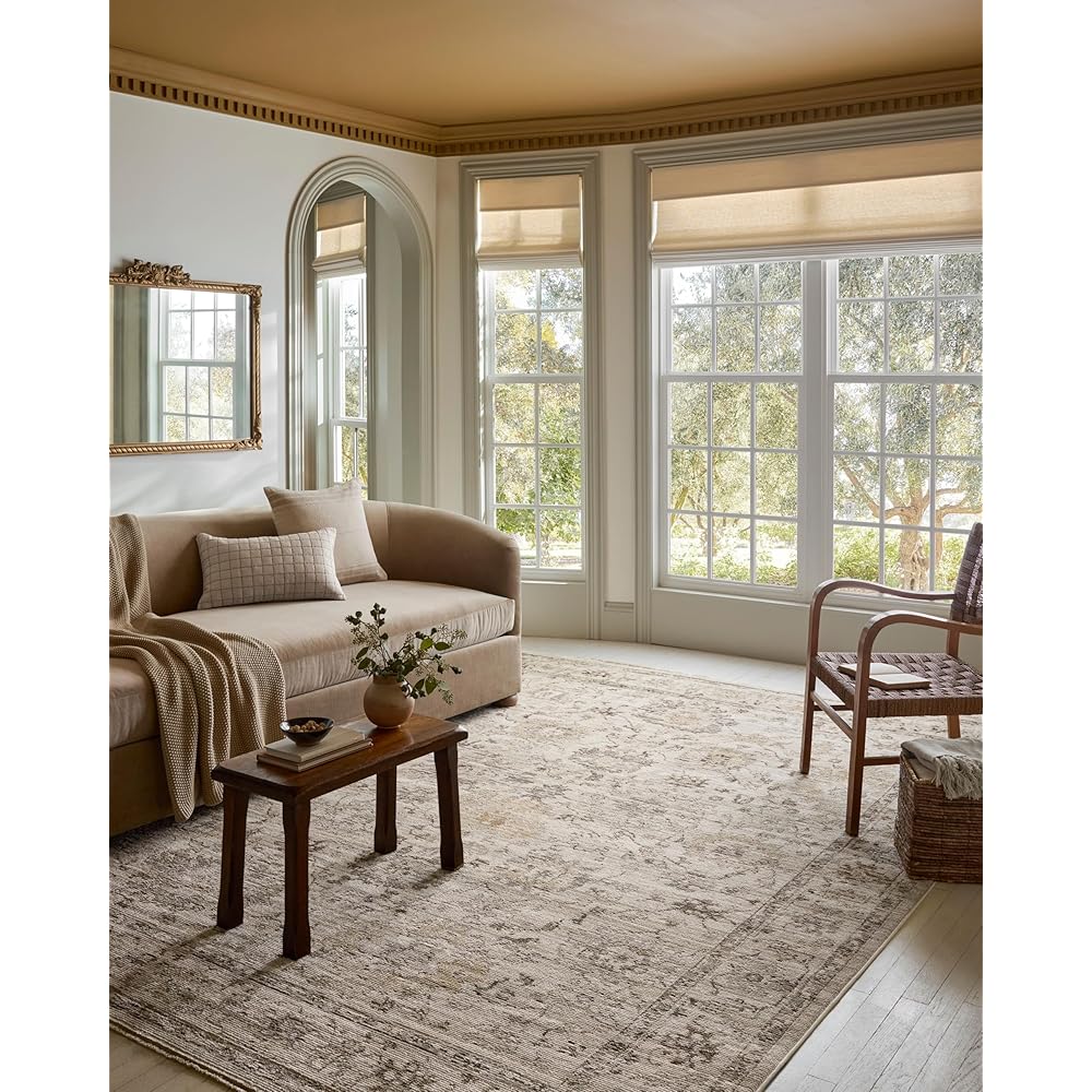 Loloi Magnolia Home by Joanna Gaines Pace Collection PAC-01 Natural/Stone 7'-10