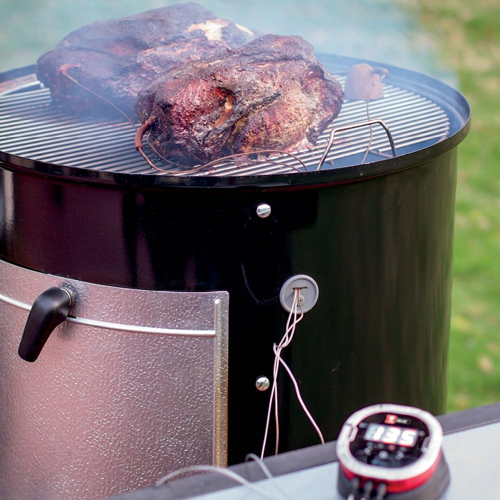 : Weber 18-inch Smokey Mountain Cooker, Charcoal Smoker : Patio, Lawn & Garden
