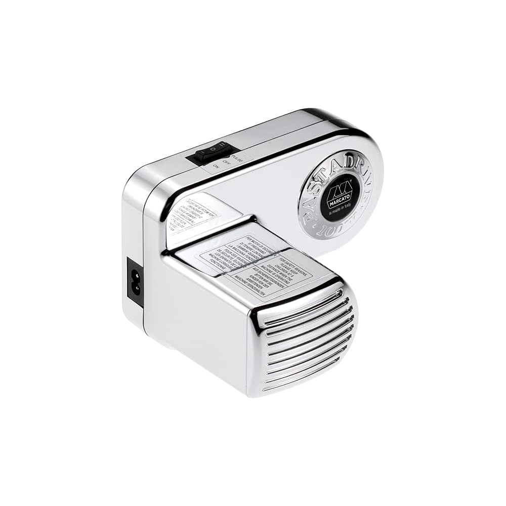 MARCATO Made in Italy Pastadrive 110V Electric Pasta Machine, Chrome Steel. Compatible with Atlas & Ampia Machines and Marga Mulino: Home & Kitchen