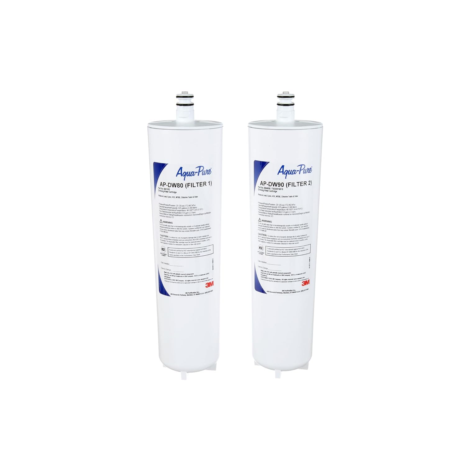 3M Aqua-Pure DW8090 Under Sink Replacement Water Filters AP-DW80/90 for Aqua-Pure AP-DWS1000: Replacement Pitcher Water Filters: Industrial & Scientific