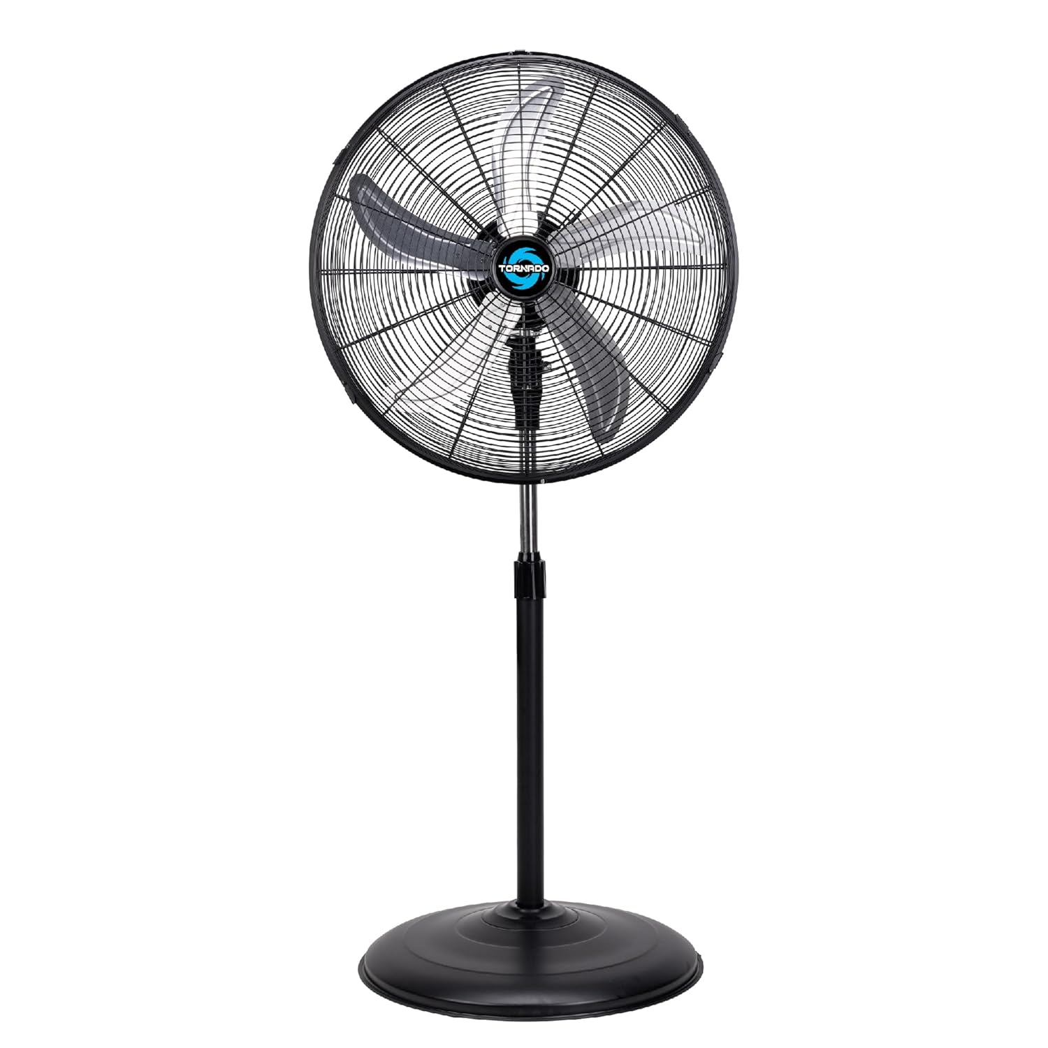 Tornado 20 Inch High Velocity Metal Oscillating Pedestal Fan Commercial, Industrial Use 3 Speed 5000 CFM 1/6 HP 6.6 FT Cord UL Safety Listed : Home & Kitchen