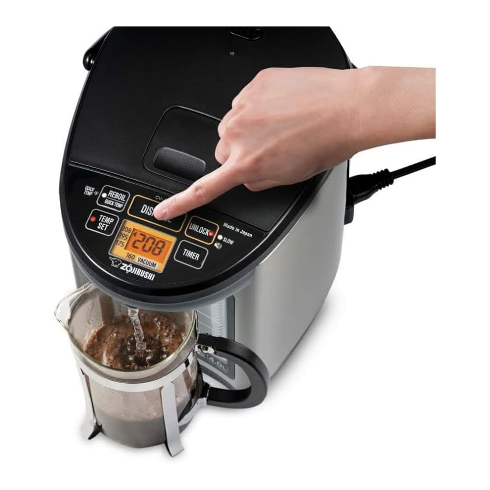 Zojirushi CV-JAC50XB 5.0 Liter VE Hybrid Water Boiler and Warmer (Stainless Black) : Home & Kitchen
