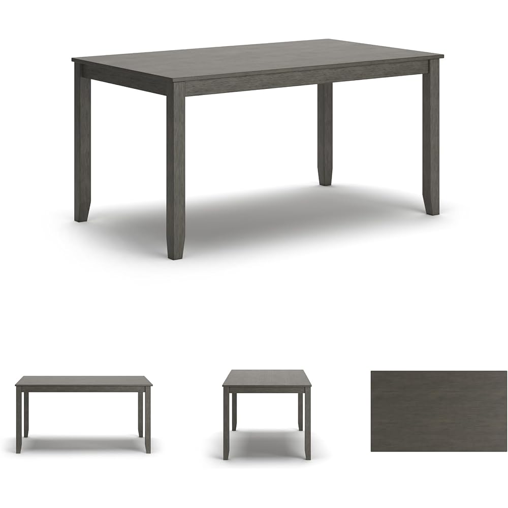 - Signature Design by Ashley Caitbrook Rustic 7 Piece Dining Set, Include Table and 6 Chairs, Gray - Table & Chair Sets