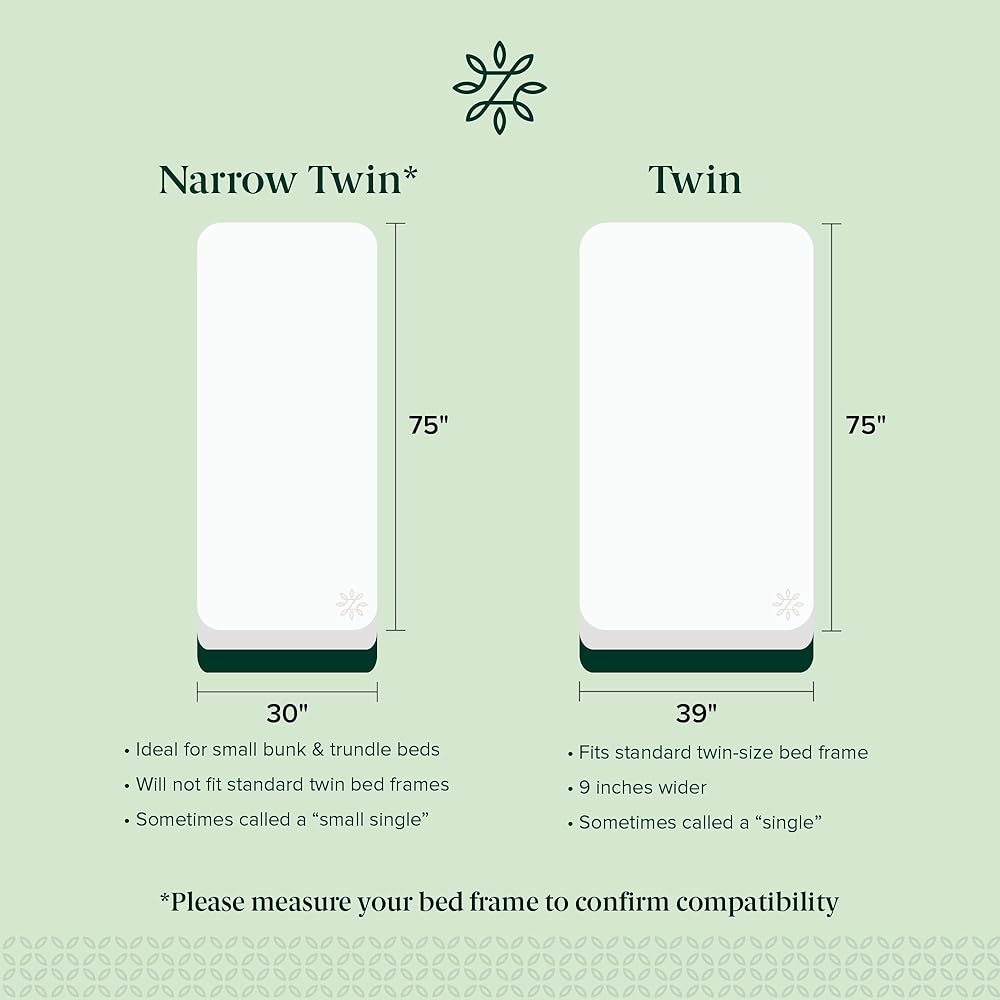 ZINUS 6 Inch Foam and Spring Hybrid Mattress [New Version], Twin, Medium Firmness, Durable Support, Certified Safe Foams & Fabric, Mattress in A Box : Home & Kitchen