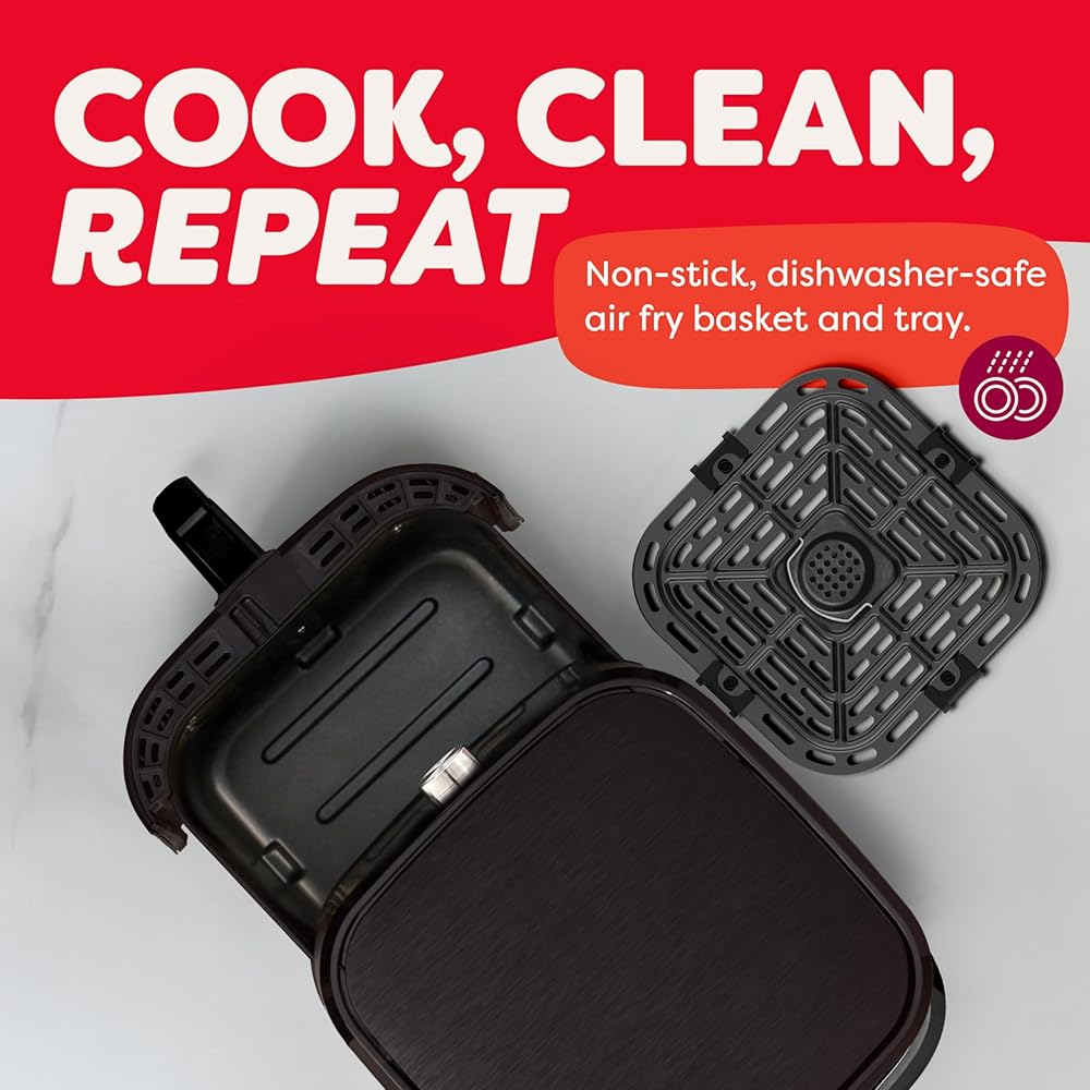 Instant Pot Vortex 6QT XL Air Fryer, 4-in-1 Functions that Crisps, Roasts, Reheats, Bakes for Quick Easy Meals, 100+ In-App Recipes, is Dishwasher-Safe, from the Makers of Instant Pot, Black : Home & Kitchen