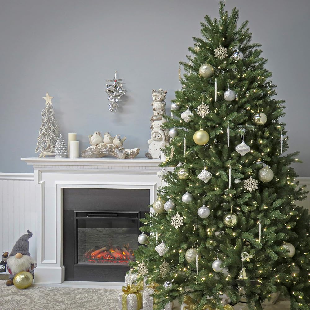 National Tree Company Artificial Full Christmas Tree, Green, Dunhill Fir, Includes Stand, 6 Feet : Home & Kitchen