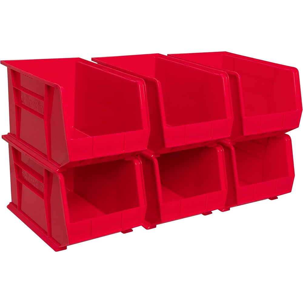Akro-Mils 30260 AkroBins Plastic Storage Bin Hanging Stacking Containers, (18-