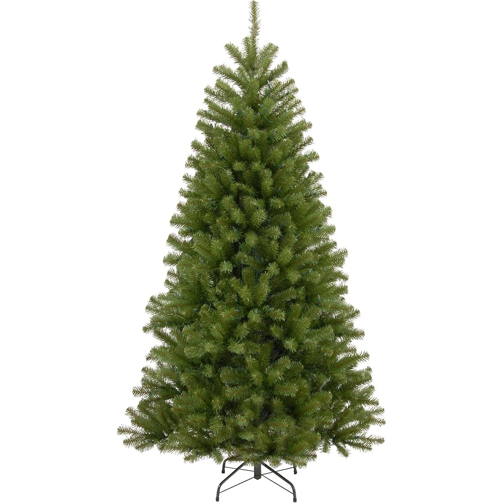 National Tree Company Artificial Full Christmas Tree, Green, North Valley Spruce, Includes Stand, 7.5 Feet : Home & Kitchen