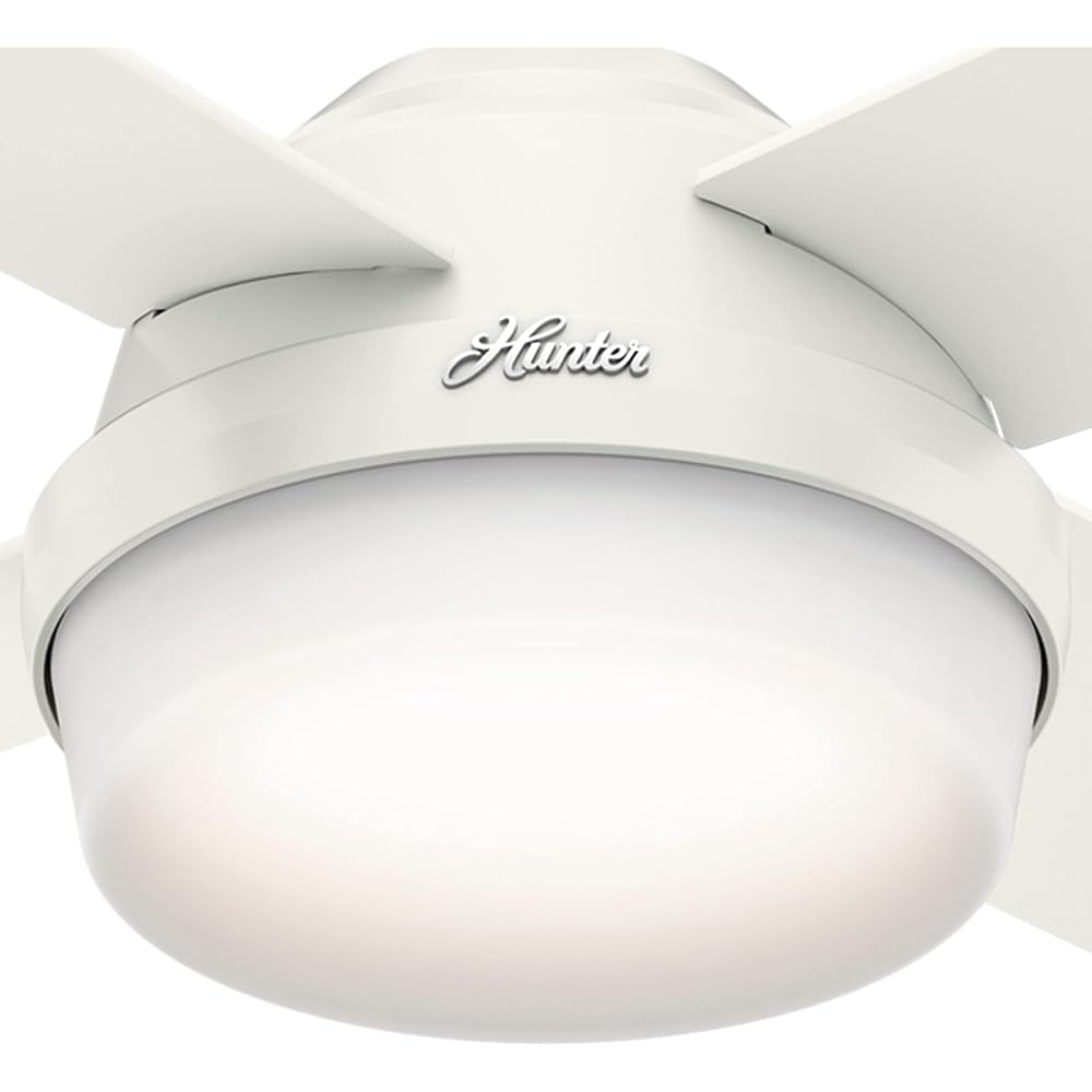 Hunter 59246 Dempsey Ceiling Fan 44 inches Fresh White -