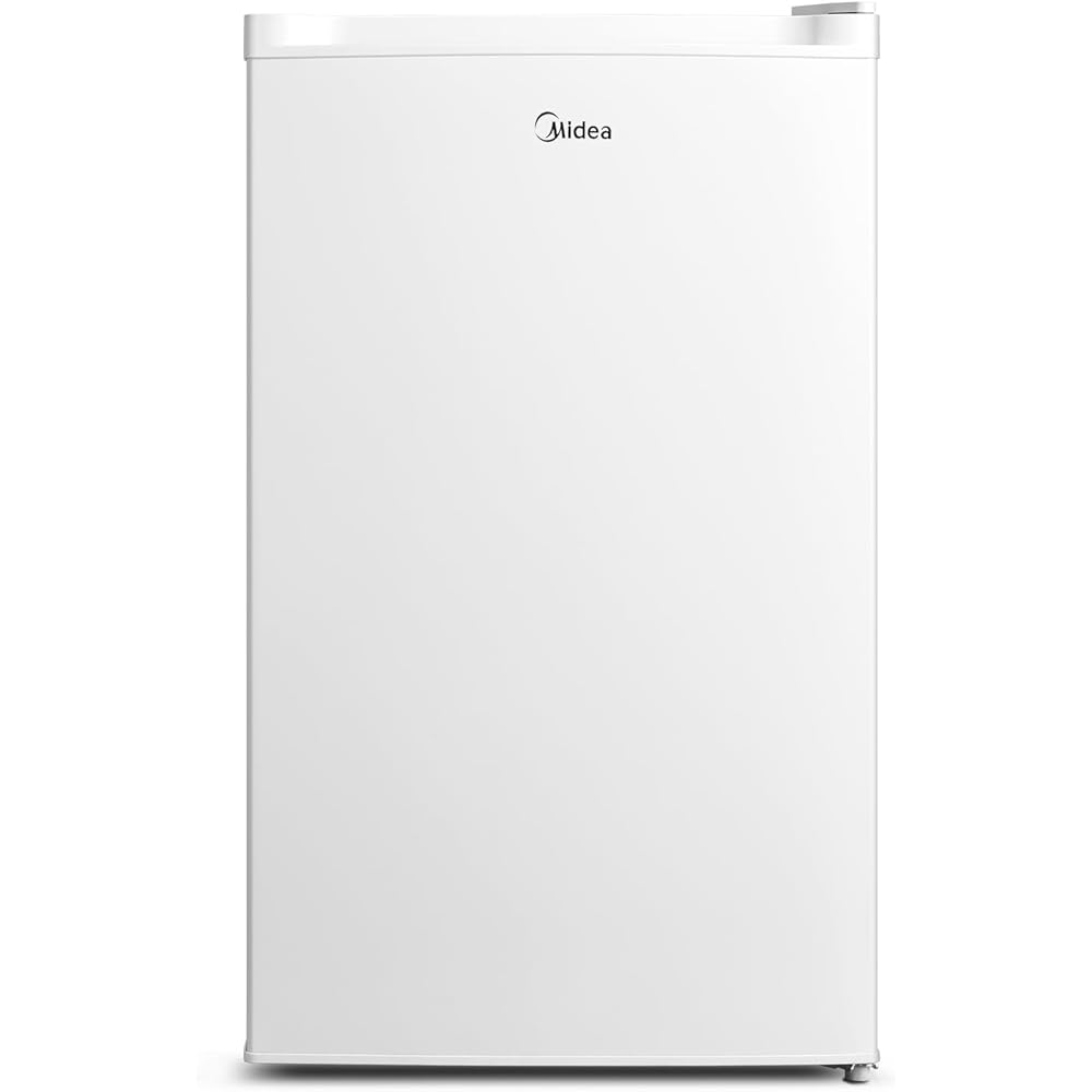 Midea WHS-109FW1 Upright Freezer, 3.0 Cubic Feet, White