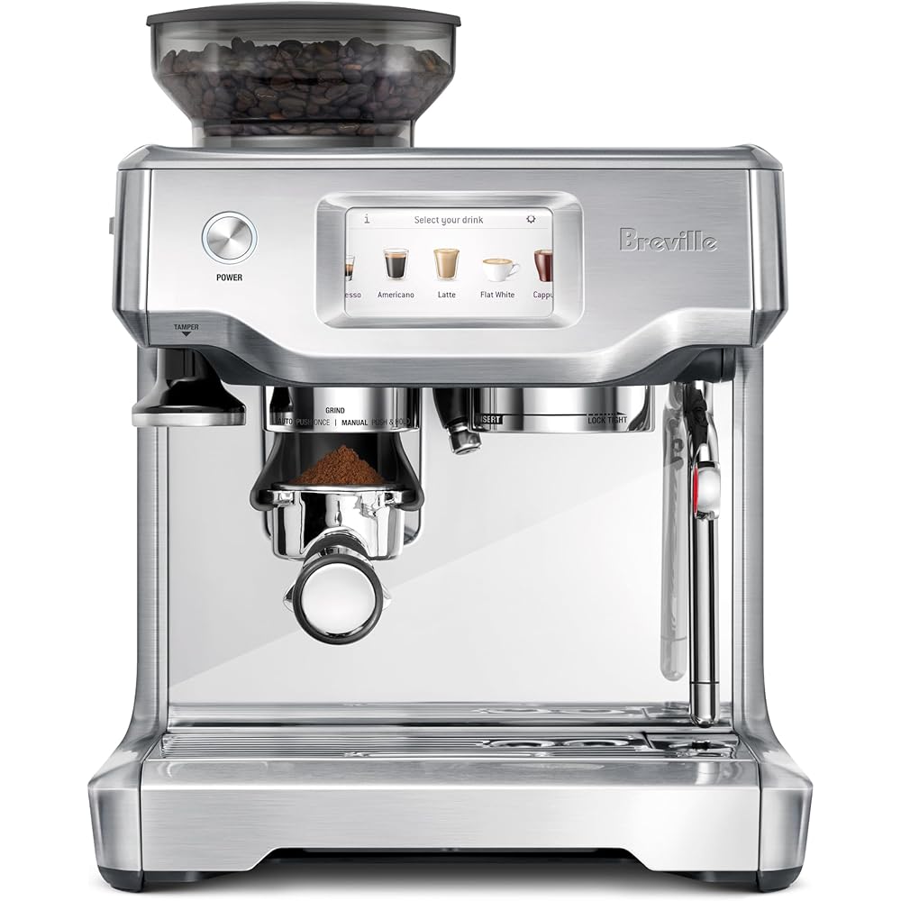 Breville Barista Touch Espresso Machine BES880BSS, Brushed Stainless Steel: Home & Kitchen