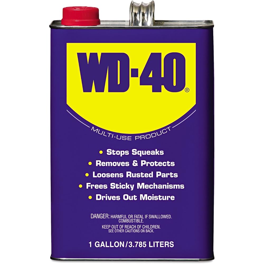 WD-40 Original Formula, Multi-Use Product, One Gallon [4-Pack] : Health & Household