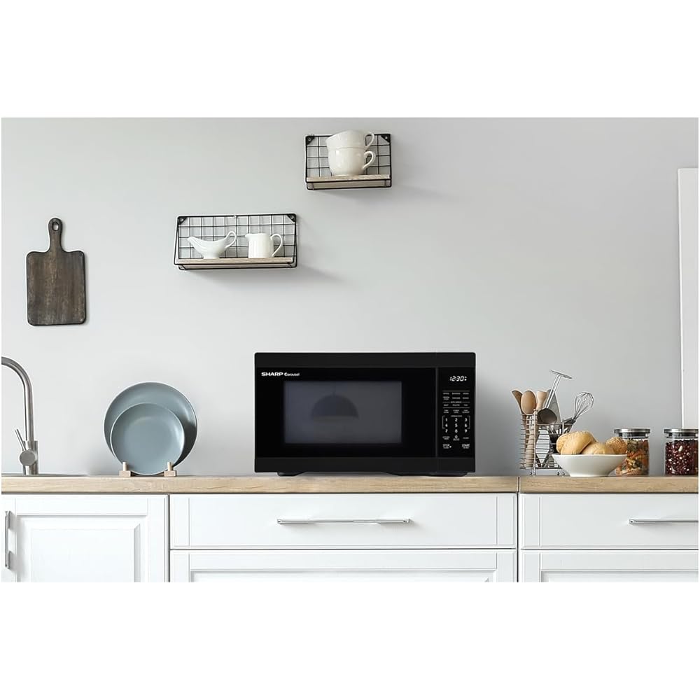 SHARP Countertop Microwave Oven with Removable 12.4