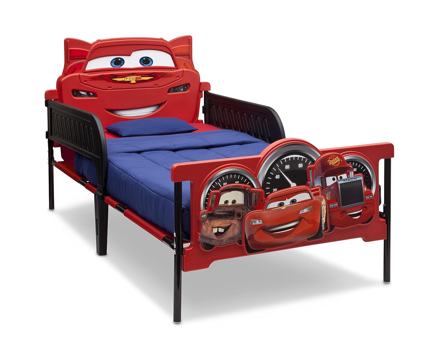 Delta Children Plastic 3D-Footboard Twin Bed, Disney/Pixar Cars : Home & Kitchen
