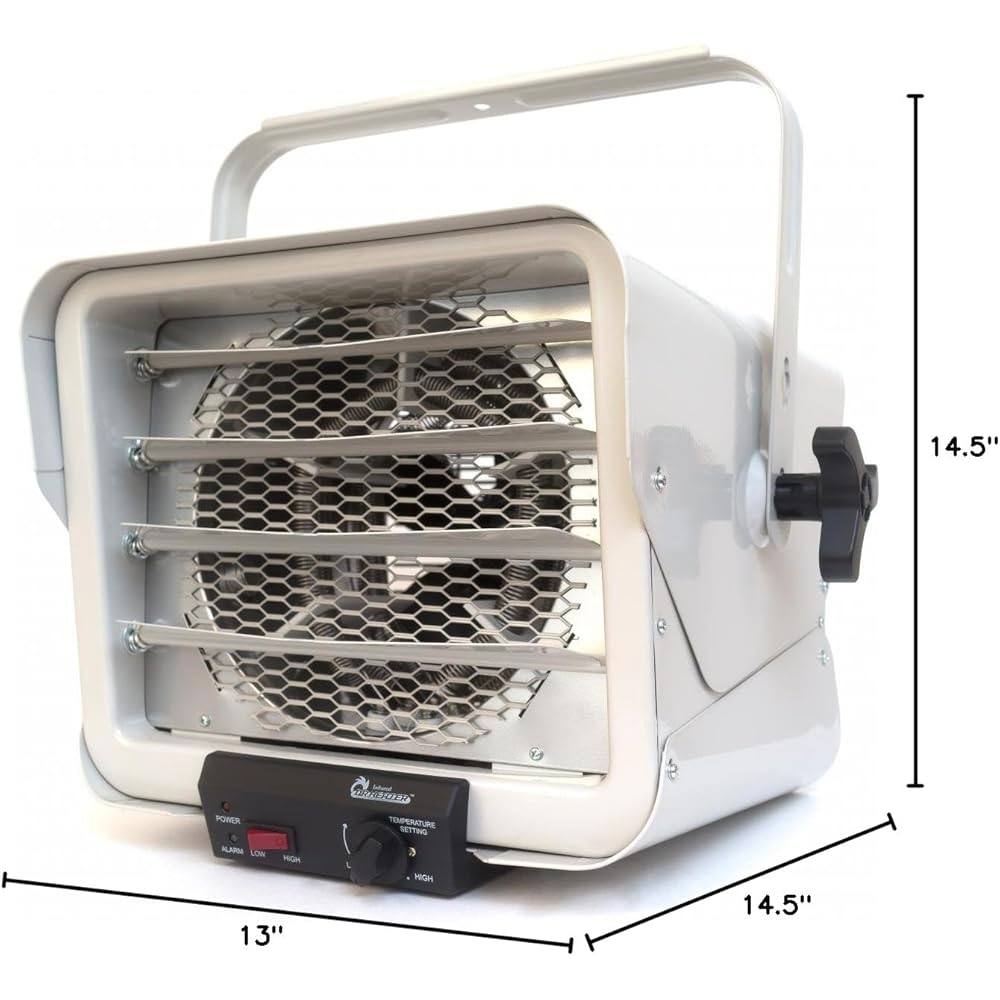Dr. Infrared Heater DR-966 240-Volt Hardwired Shop Garage Commercial Heater, 3000 Watt / 6000 Watt