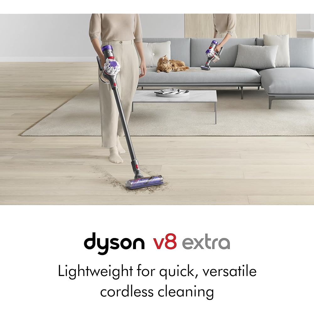 - Dyson V8 Extra Cordless Vacuum Cleaner
