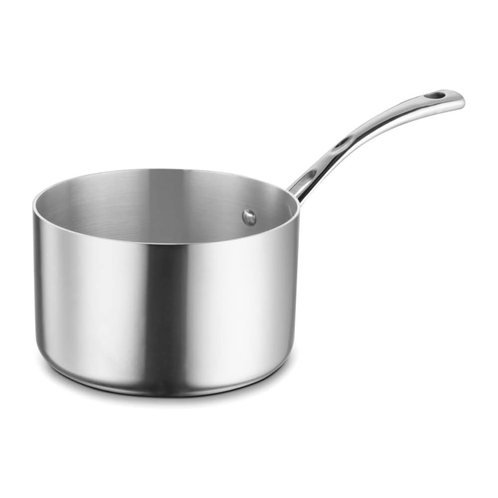 Cuisinart French Classic Tri-Ply Stainless 3-Piece Saucepan and Double Boiler Set: Home & Kitchen