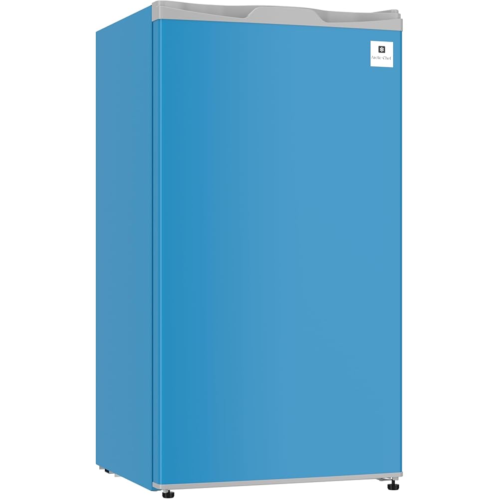ARCTIC CHEF ACFR321BLUE Mini Refrigerator-Freezer Compartment-Adjustable Thermostat Control-Reversible Doors-Ideal for Dorm, Office, RV, Garage, Apartment-Blue, 3.2 CU.FT : Home & Kitchen