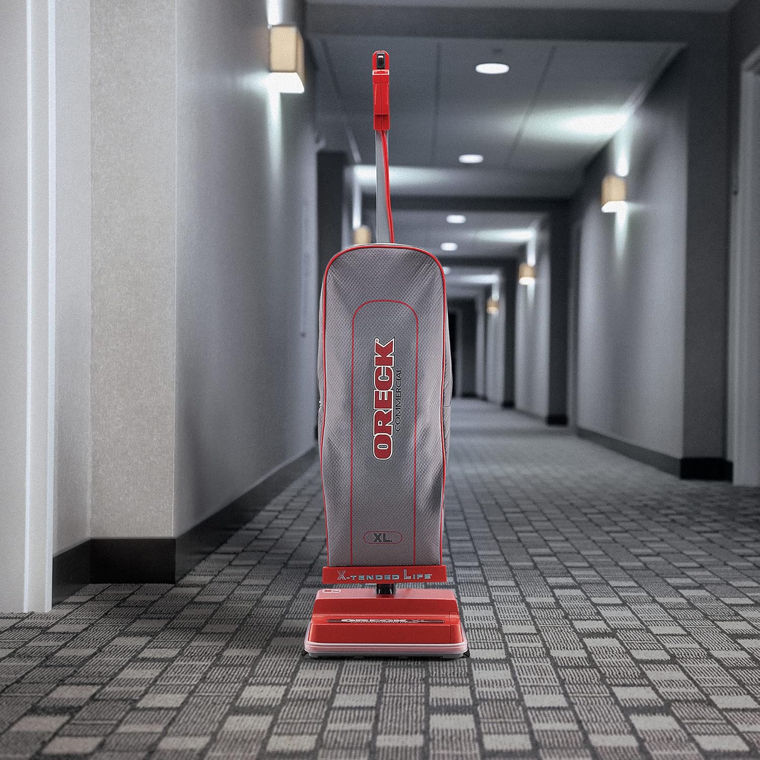Oreck Commercial Professional Vacuum Cleaner, Bagged Upright Vac for Carpets and Hard Floor, Lightweight, Powerful Vacuum Cleaners for Commercial Use: Household Upright Vacuums: Industrial & Scientific