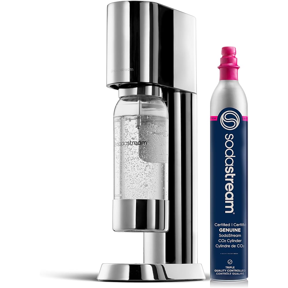 SodaStream Enso Sparkling Water Maker Kit - includes CO2 and Carbonating Bottle