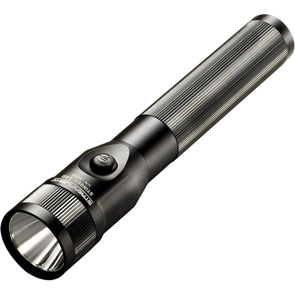 Streamlight 75710 Stinger 425-Lumen LED Rechargeable Flashlight with Nimh Battery Without Charger, Black : Streamlight Inc.