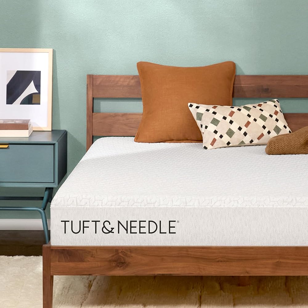 Tuft & Needle Original Medium Queen Size Adaptive Foam Mattress in a Box, Cooling Gel, Pressure Relief, Supportive, 100 Night Trial, Fiberglass Free, CertiPUR-US, 10-Year Limited Warranty : Home & Kitchen