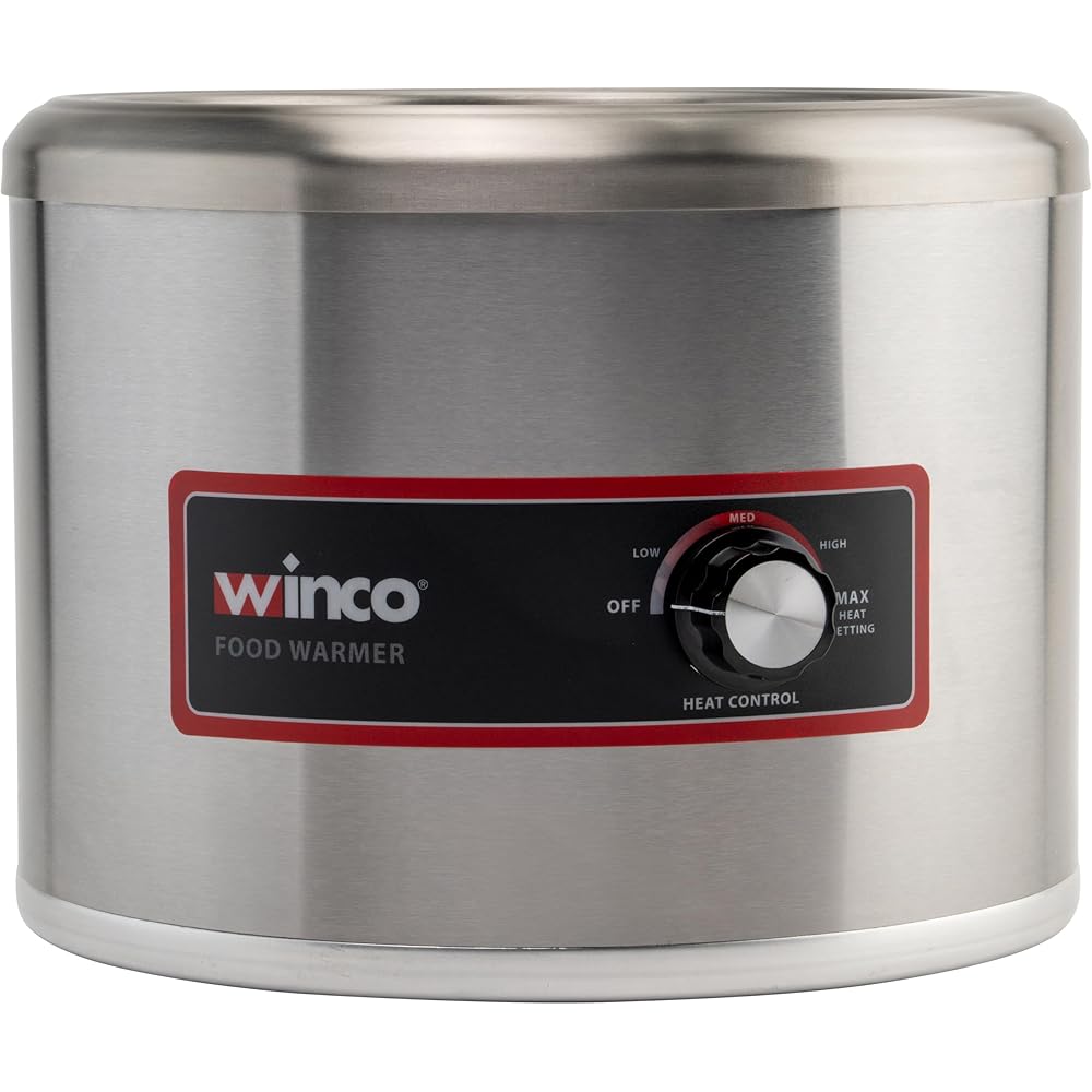 Winco Electric Round Food Warmer/Cooker, 750W, 120V, 11 Quart: Home & Kitchen
