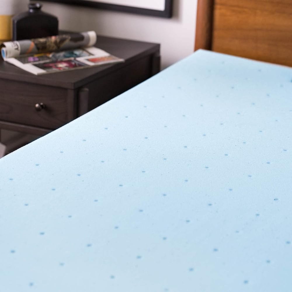 LUCID 3-inch Ventilated Gel Memory Foam Mattress Topper - King : Home & Kitchen