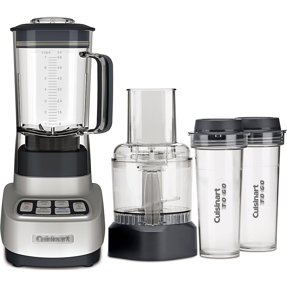 Cuisinart BFP-650 1 HP Blender/Food Processor, Silver, 3_cup: Home & Kitchen