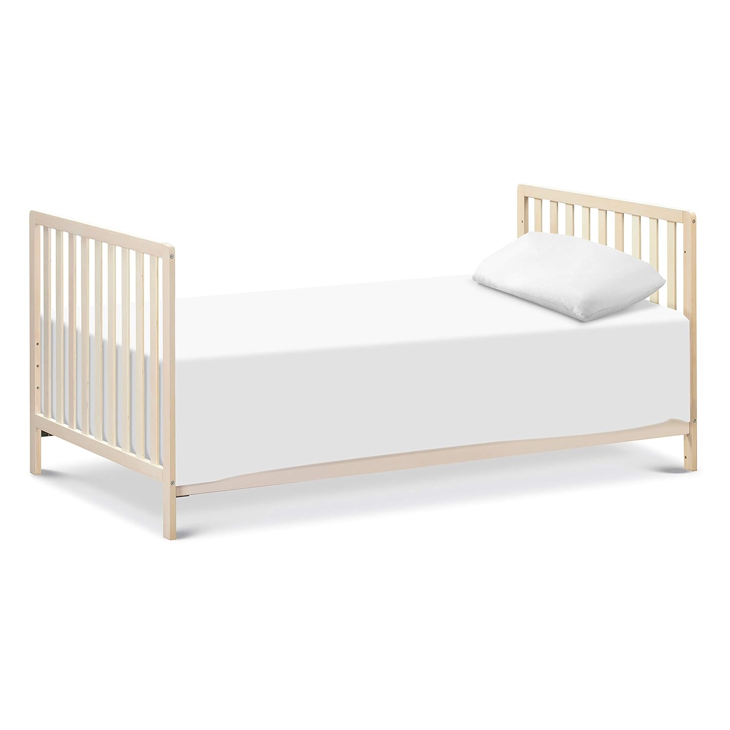 Carter's by DaVinci Colby 4-in-1 Convertible Mini Crib with Trundle Drawer in Washed Natural, Greenguard Gold Certified, Undercrib Storage : Baby