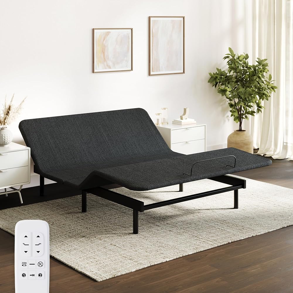 Adjustable Comfort Classic Adjustable Base - Queen - Head & Foot Incline - Wireless Remote with Memory - Easy Set Up - Zero Clearance - Zero Gravity - Durable Frame : Home & Kitchen