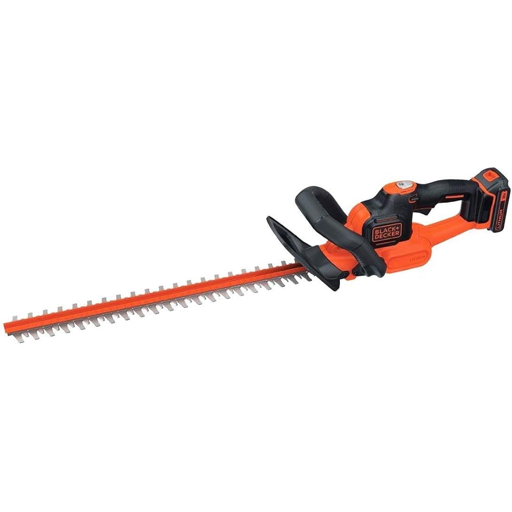 : BLACK+DECKER 40V MAX Cordless Hedge Trimmer, 24-Inch Brush Trimmer with Battery and Charger (LHT341FF) : Patio, Lawn & Garden