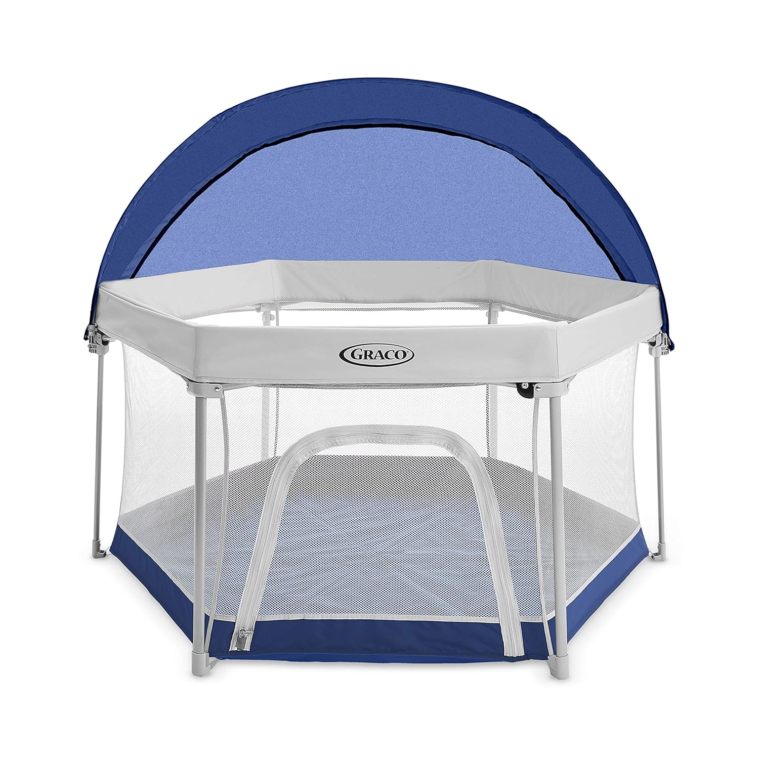 Graco Pack 'n Play LiteTraveler LX Playard Outdoor and Indoor Playspace with Compact Fold UV Canopy
