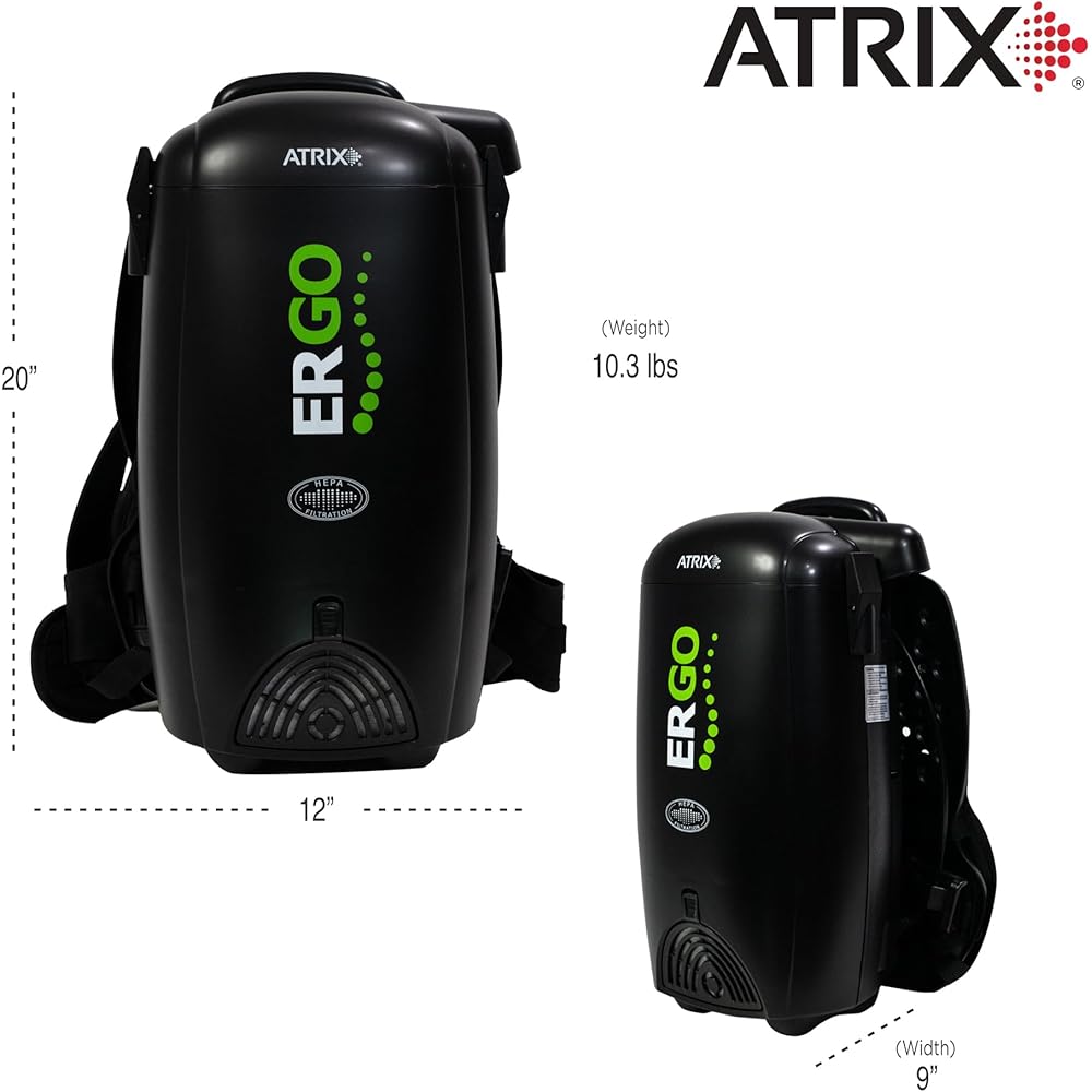 Atrix HEPA Backpack Vacuum : Atrix
