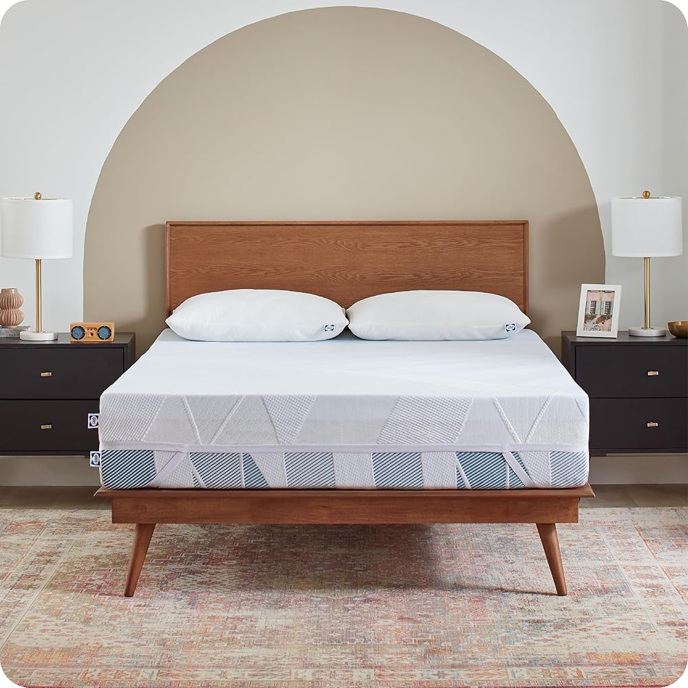 Sealy Dreamlife 3” Gel Memory Foam Twin XL Mattress Topper with Cooling Cover, SealyComfort Gel Foam, SealyCool Stretch Knit Cover with Corner Straps : Home & Kitchen